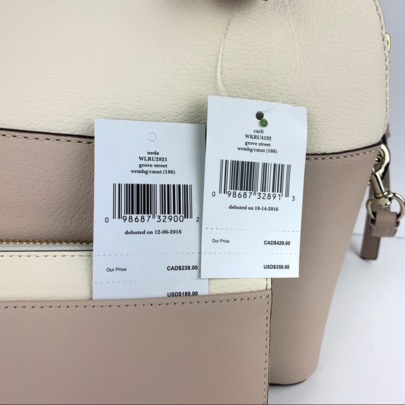 Kate Spade Carli Grove Street Leather Satchel Set - Picture 8 of 8